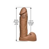 Фалоімітатор Platinum The Tru Ride 8, 18,5х5, см