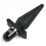 Анальна пробка Fifty Shades of Grey, Delicious Fullness Vibrating Butt Plug, 14х3, 2 см