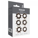Набір ерекційних кілець Linx Tickler Set Textured Ring Smoke