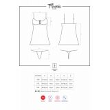 Комплект Obsessive Floweria chemise