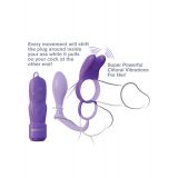 Ерекційне кільце Ass - Gasm Vibrating Rabbit на пеніс і мошонку з анальним стимулятором
