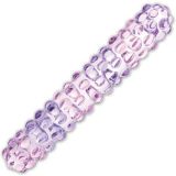 Фалоімітатор Glas Purple Rose Nubby Glass Dildo