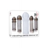 Набір насадок на пеніс з віброкулею Vibrating Penis Sleeve Kit