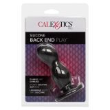 Анальна пробка з присоском Back End Play Black, 11x4 см