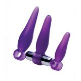 Анальний стимулятор Fanny Fiddlers 3 Piece Finger Rimmer Set with Vibrating Bullet
