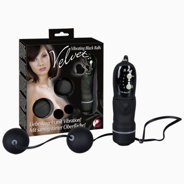 Вагинальные шарики - Vibrating Black Balls Вагинальные шарики - Vibrating Black Balls