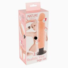 Реалистичный вибратор - Nature Skin Realistic Vibe Large Size