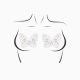 Пэстис из кристаллов Leg Avenue Chrysallis nipple sticker