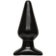 Анальна пробка Doc Johnson Smooth Classic Large - Black, макс. діаметр 5,7 см