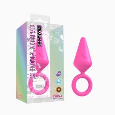 Анальна пробка - Candy Plug M, рожевий