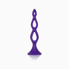 CalExotic Booty Call Silicone Triple Probe - потрійна порожниста анальна пробка, 10,25х3, 25 см