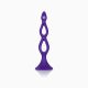 CalExotic Booty Call Silicone Triple Probe - тройная полая анальная пробка, 10,25х3,25 см