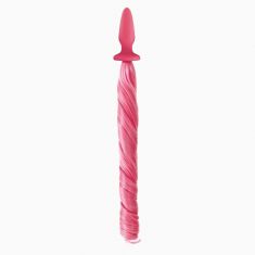 Ns Novelties Unicorn Tails Pastel Анальная пробка с хвостиком (розовый), 8,4х3,2 см
