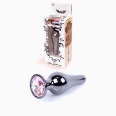 Анальна пробка - Jewellery Dark Silver Plug Rose