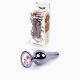 Анальна пробка - Jewellery Dark Silver Plug Rose