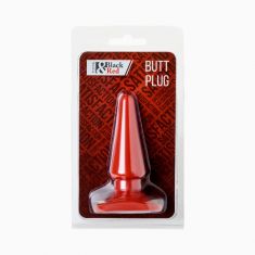 Анальная пробка Black & Red By Toyfa, водонепроницаемая, ПВХ, красная, 10 см, ø 3 см Анальная пробка Black & Red By Toyfa, водонепроницаемая, ПВХ, красная, 10 см, ø 3 см