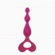 Анальний ланцюжок Alive Arrow Pink, силікон, макс. діаметр 3 см