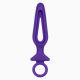 Pipdream Silicone Groove Probe - анальная пробка, 10,25х3,25 см (пурпурный)