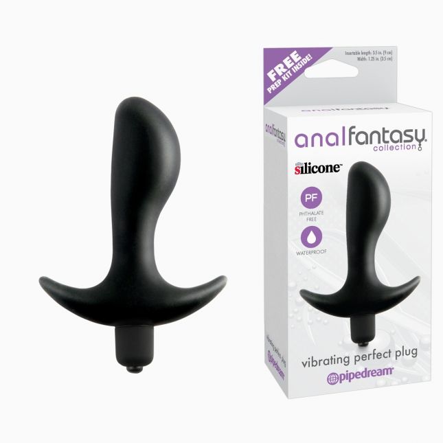Анальна пробка - vibrating perfect plug