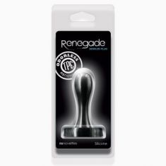 Renagade Bowler Plug SM - Прекрасная анальная пробка для ваших игр, 7х2,5 см, (черный)