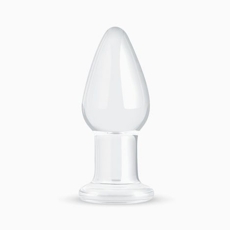 Скляна анальна пробка Gildo Glass Buttplug No. 24