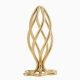 Анальная пробка LOCKINK SEVANDA Hollow Spiral Golden Metal Anal Plug - M size