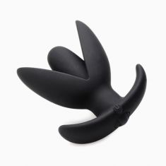 Sprouted 10 Mode Rechargeable Silicone Anal Plug - анальна пробка з розширенням і вібрацією, 10х7 см