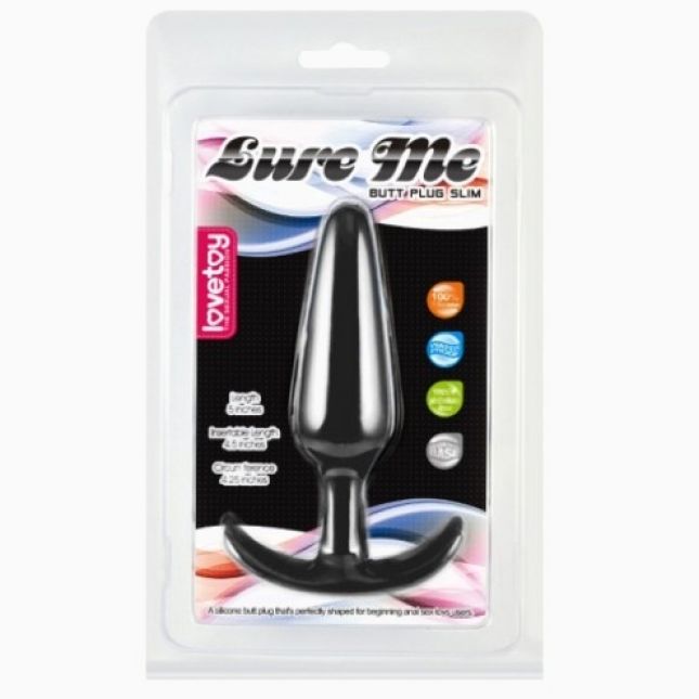 Анальна пробка - Lure Me Butt Plug L Black