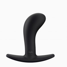 Анальная пробка Fun Factory BOOTIE S, черная, диаметр 2,8 см, тонкий ограничитель