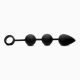 Tom of Finland Weighted Anal Ball Beads - анальные шарики,(черный) 31,5х5,7см