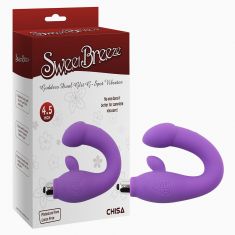 Массажер простаты - Sweet Breeze Goddess Dual Glit G-Spot Vibrator, фиолетовый