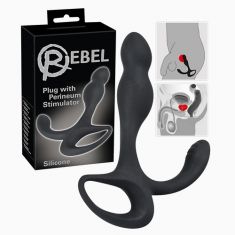 Масажер простати - Rebel Plug with Perineum Stimulator Масажер простати - Rebel Plug with Perineum Stimulator