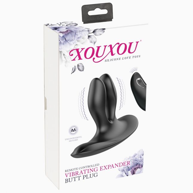 Анальна пробка - XouXou Vibrating Expander Butt Plug
