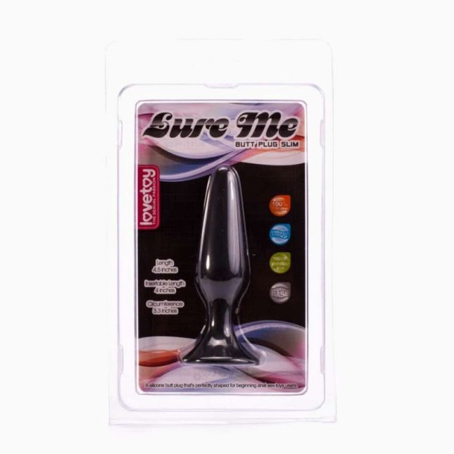 Анальна пробка - LURE ME Class Anal Plug Black