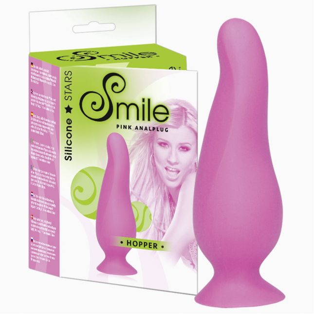 Анальна пробка - Smile Hopper Analplug Pink