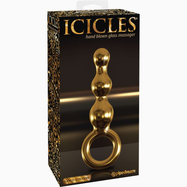 Анальна пробка - Icicles Gold Edition G10, золотий Анальна пробка - Icicles Gold Edition G10, золотий