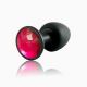 Анальна пробка Dorcel Geisha Plug Ruby L з кулькою всередині, створює вібрації, макс. діаметр 4 см