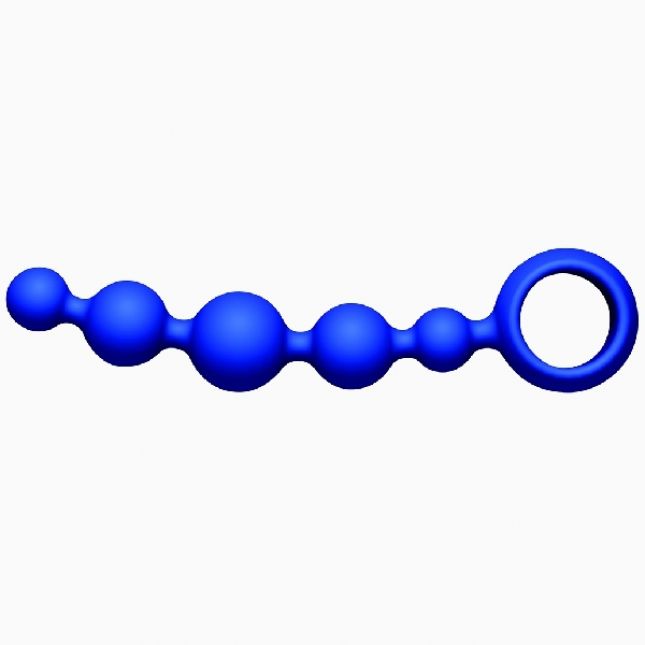 Анальная цепочка - Joyballs anal, Short, blue