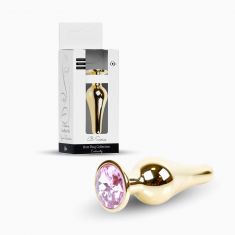 Анальна пробка - Jewellery Gold BUTT PLUG- Rose