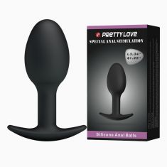 Анальна пробка - Pretty Love Special Anal Stimulation Anal Balls 3.34" Black