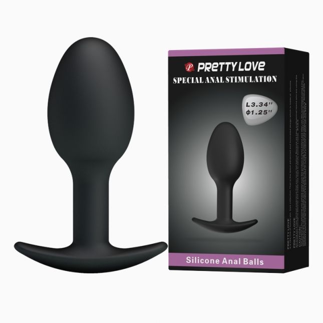 Анальна пробка - Pretty Love Special Anal Stimulation Anal Balls 3.34" Black