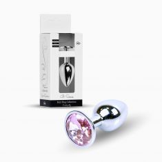 Анальна пробка - Jewellery Silver Plug Light Pink
