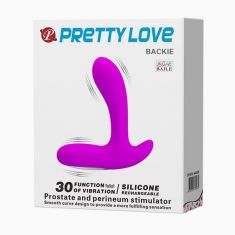 Вібростимулятор - Pretty Love Backie Prostata Stimulator Pink Вібростимулятор - Pretty Love Backie Prostata Stimulator Pink