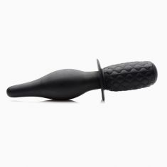 The Drop 10x Silicone Vibrating Thruster - анальный вибратор с рукояткой, 19.7х4 см.