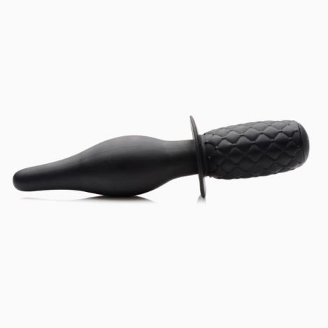 The Drop 10x Silicone Vibrating Thruster - анальный вибратор с рукояткой, 19.7х4 см.