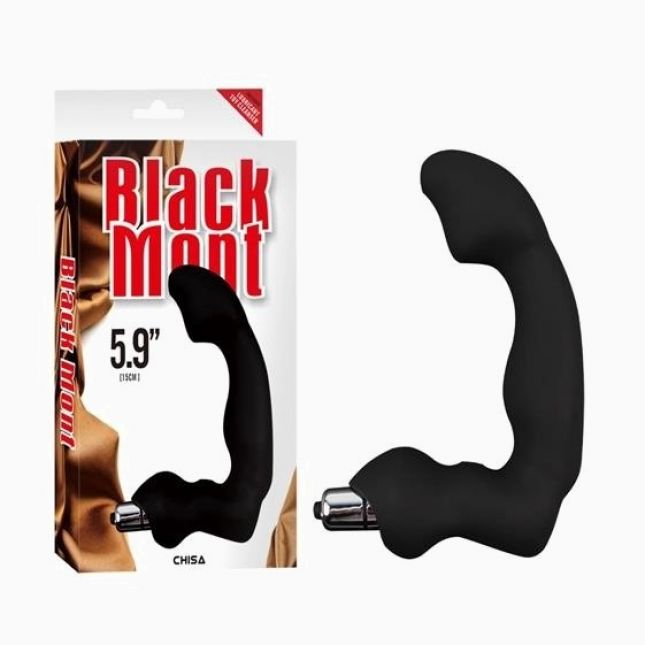 Масажер простати - Black Mont Prostate Stimulator Black 5.9 "