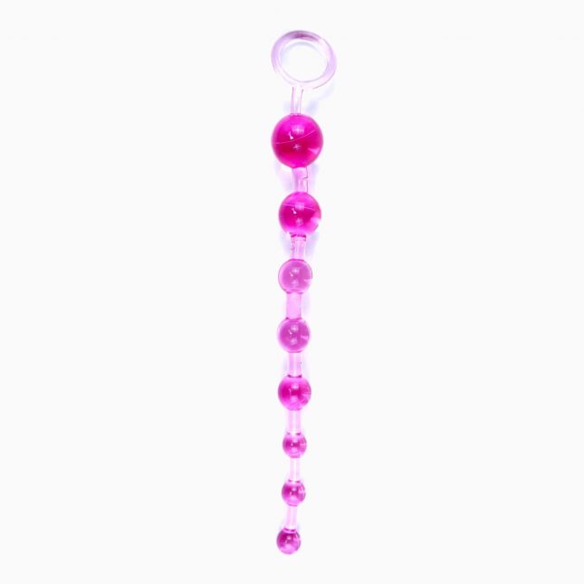 Анальний ланцюжок - Jelly Anal Beads Pink