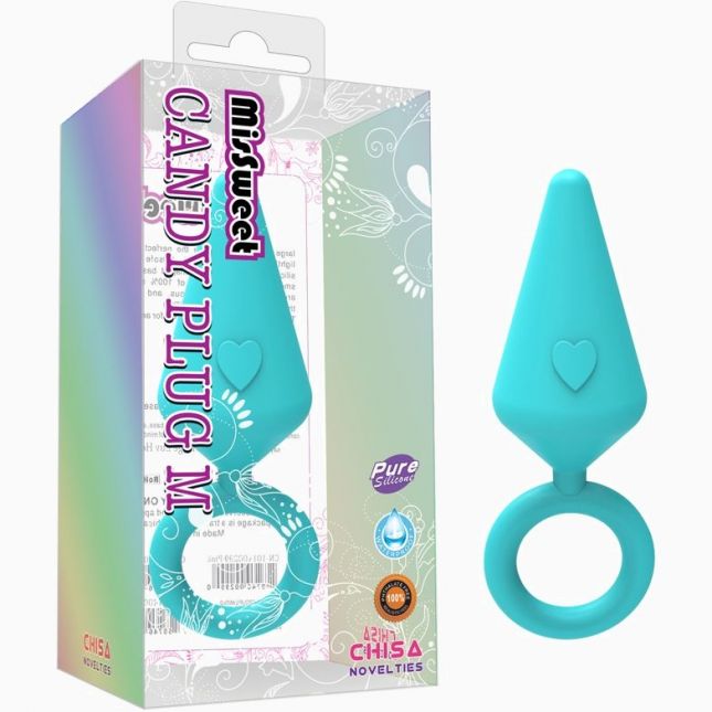 Анальна пробка - Candy Plug M Blue