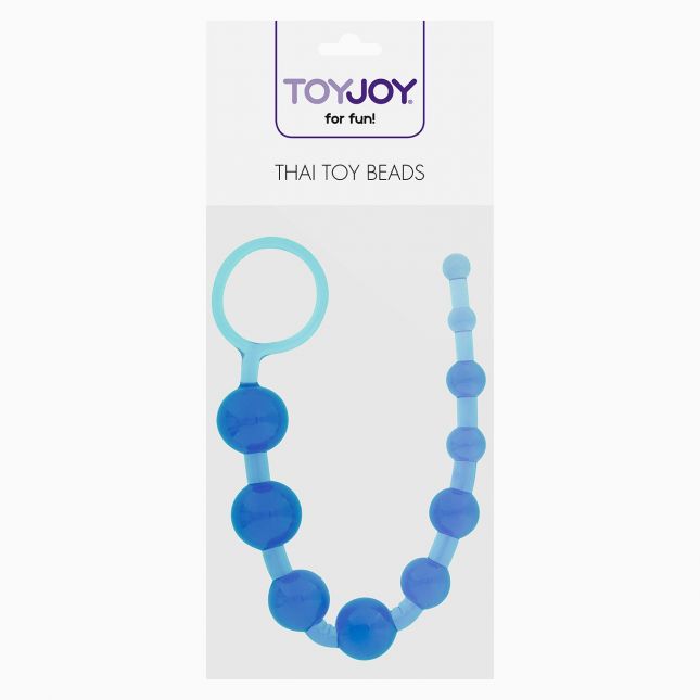 Анальная цепочка - ToyJoy Thai Toy Beads Blue
