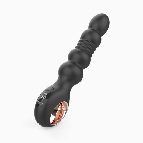 Анальний вібратор з пульсацією Loviss Thor Thrusting Anal Plug, 2 мотори